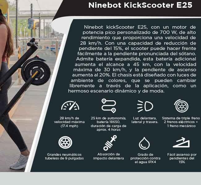 NINEBOT KICKSCOOTER E25